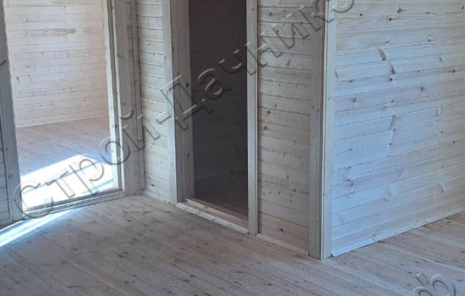 4 Каркасно-щитовой дом Д-3, 9x8.5м, 67.5 М², Ленинградская область, Лодейнопольский район, деревня Новая слобода (15)